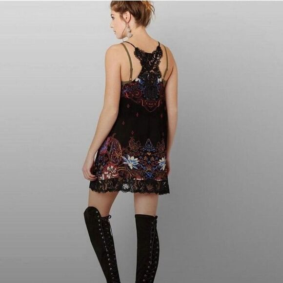 Free People Intimately Who’s Sorry Now Slip Dress Size S - Picture 1 of 7